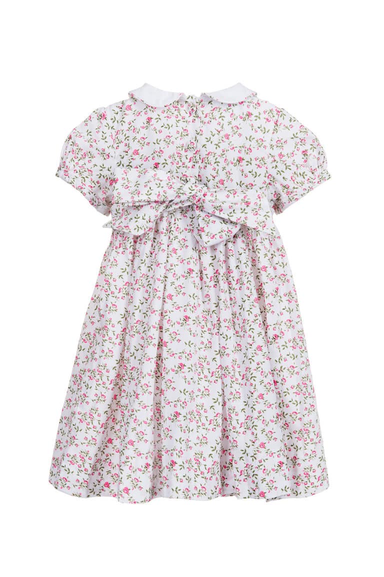 Ophelia | Hand Embroidered Organic Rose Girls Dress - Annafie