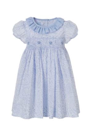 Girls Hand Smocked Dresses | Luxury Embroidered Dresses - Annafie