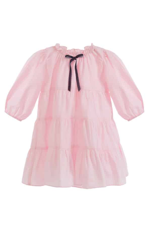 Camilla | Pretty Pink Hand Made Girls Dress - Annafie