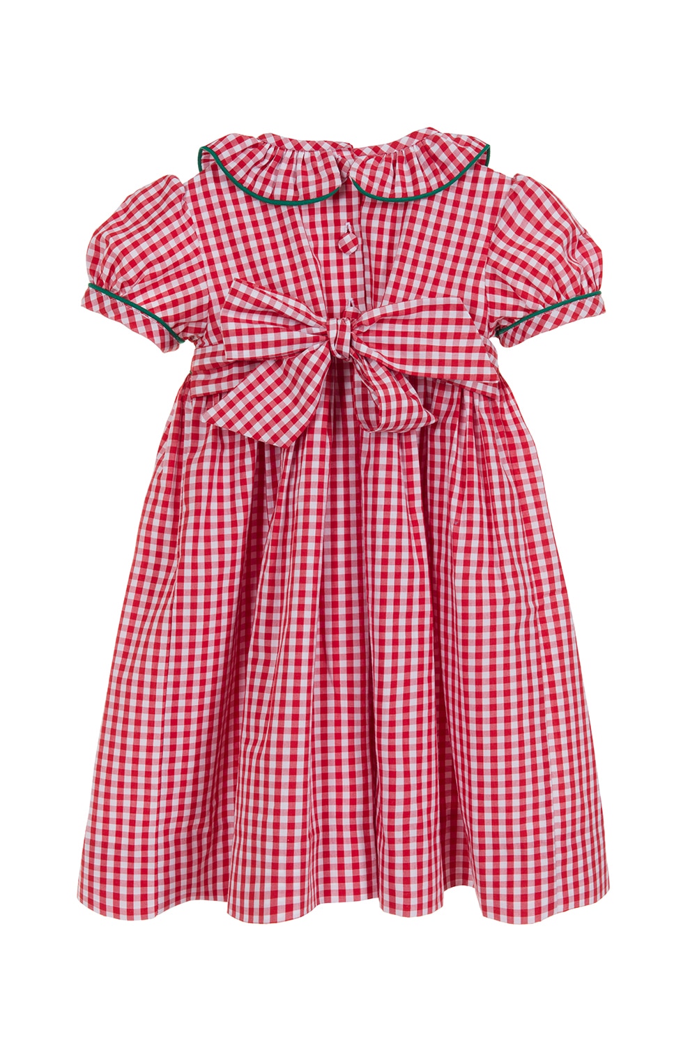 Little Red Riding Hood | Red Hand Smocked Girls Dress - Annafie